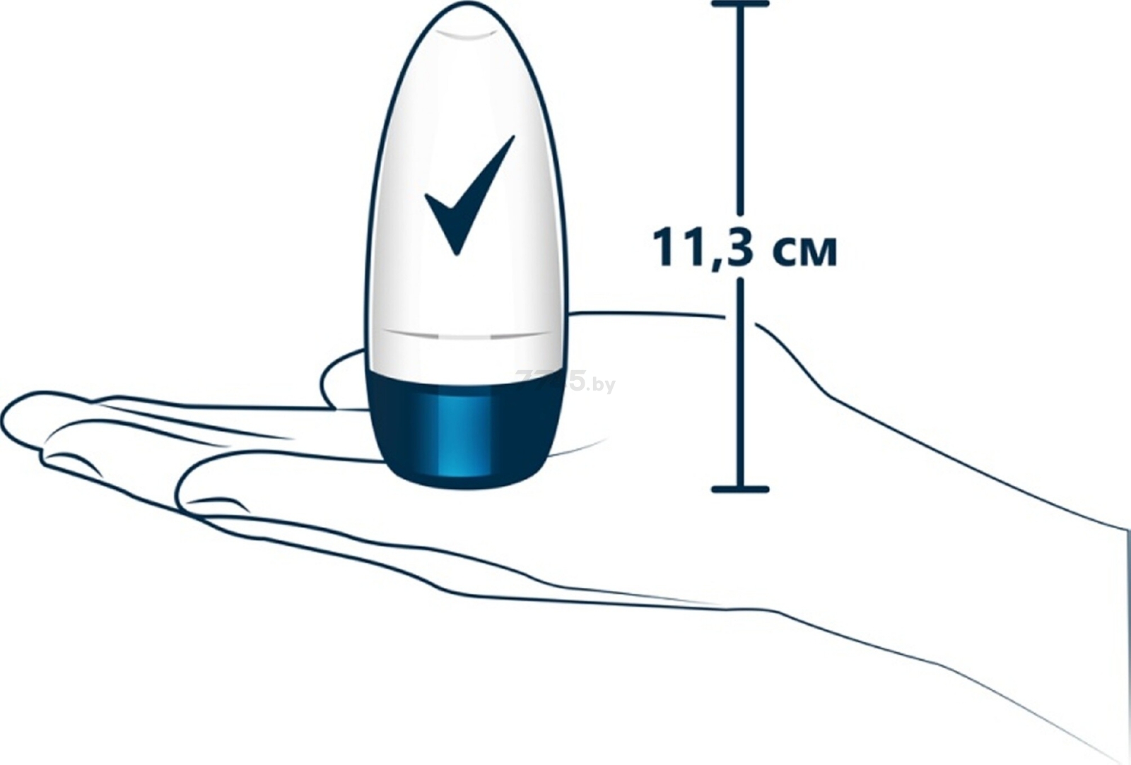 Антиперспирант шариковый REXONA Свежесть душа 50 мл (0031103565) - Фото 4